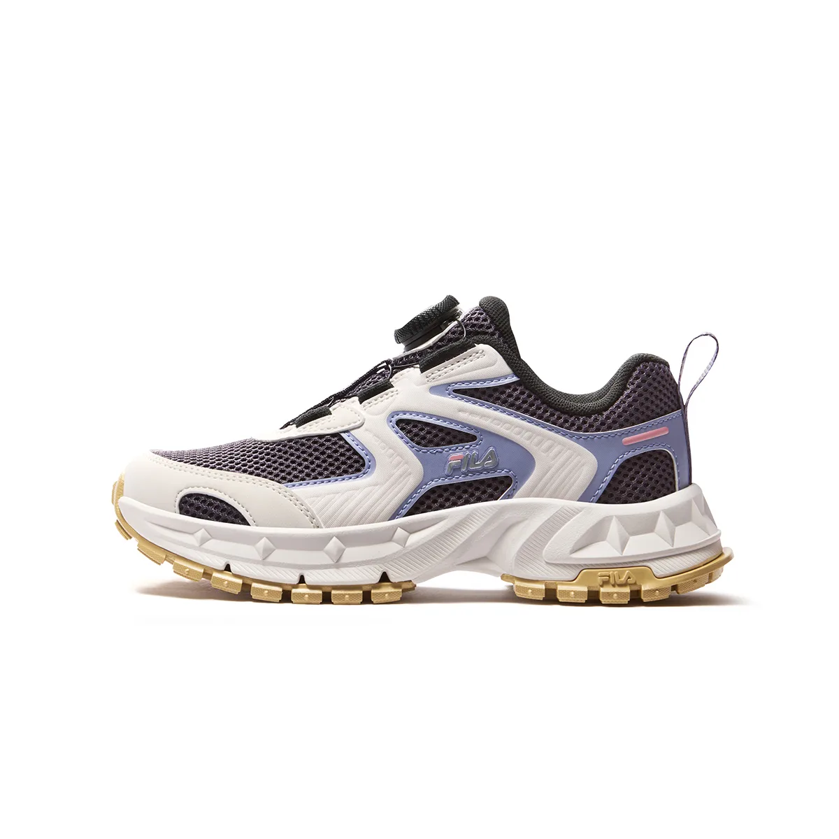 FILA KIDS Performance FPF детские уличные ботинки Dark Purple/Parchment Paper Powder Kids'