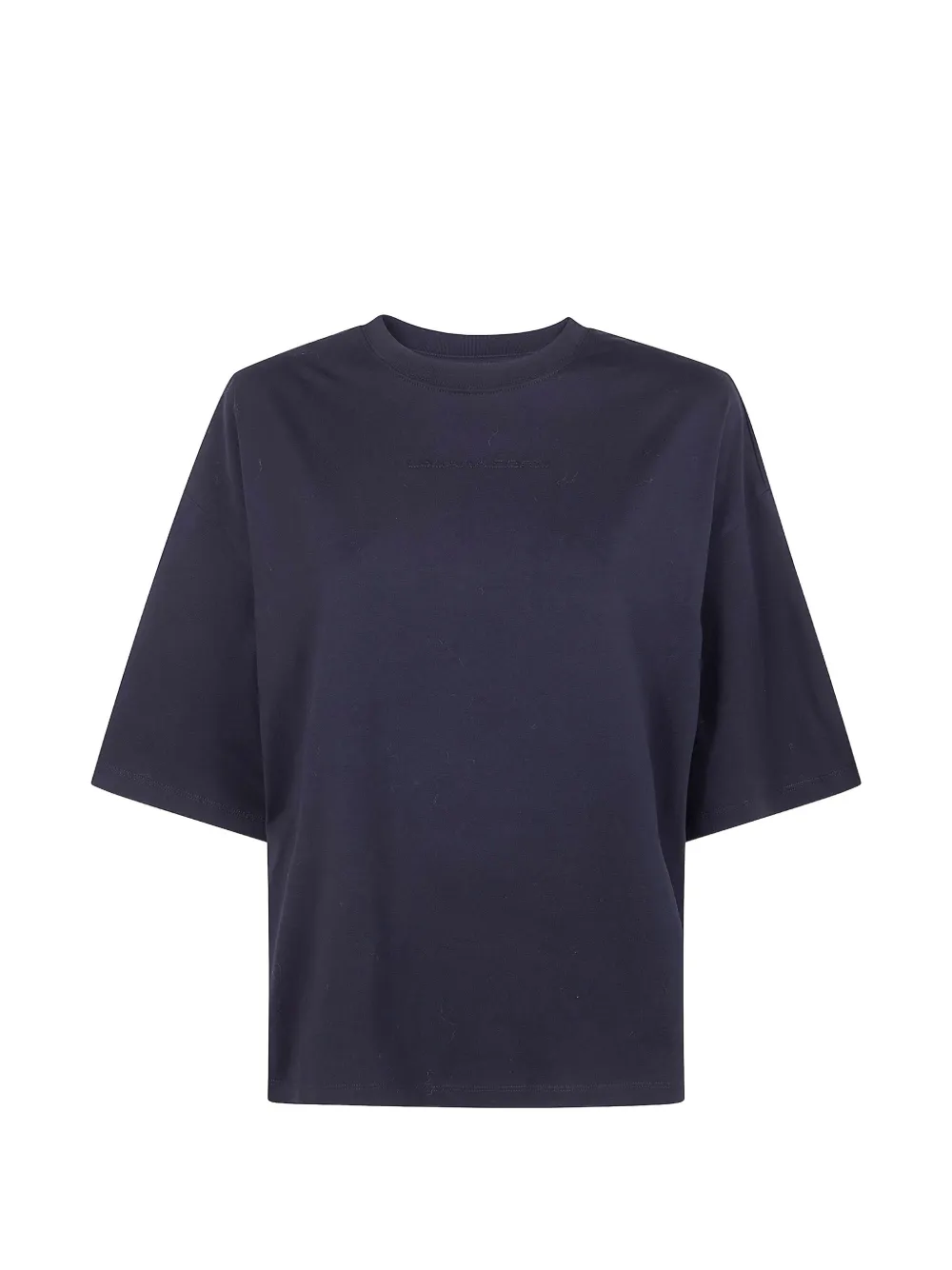 

Бежевая футболка свободного кроя Liviana Conti, черный