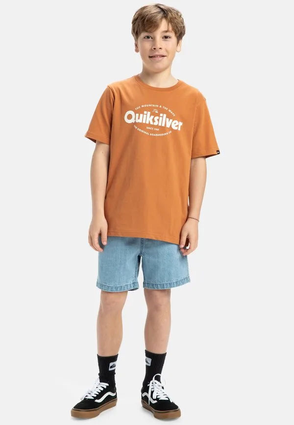 Футболка с принтом ev shape all days Quiksilver, Orange