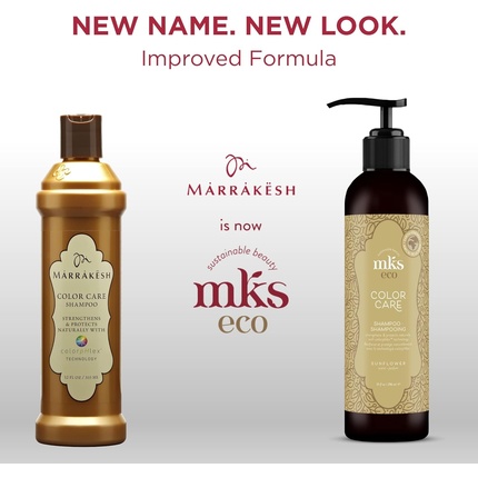 Шампунь для окрашенных волос MKS Eco Color Care с подсолнечником 296 мл Earthly Body — фото 2