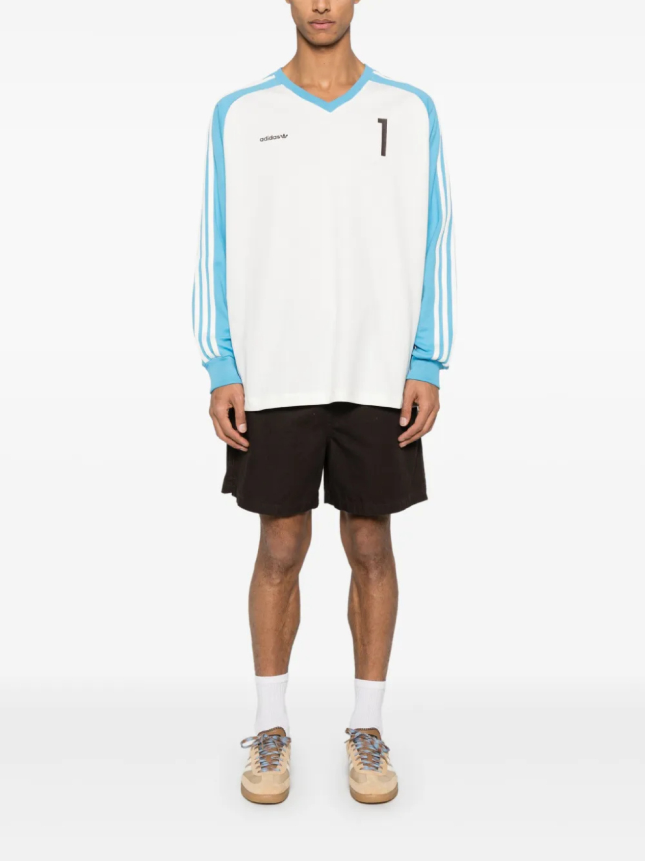 Adidas футболка 3-Stripes, белый — фото 2