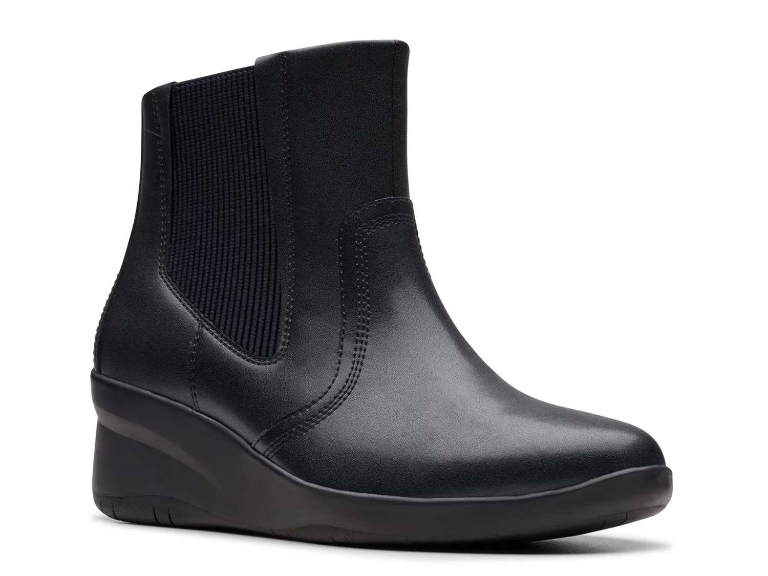 Ботильоны Suttyn Rae Wedge Bootie Clarks, черный