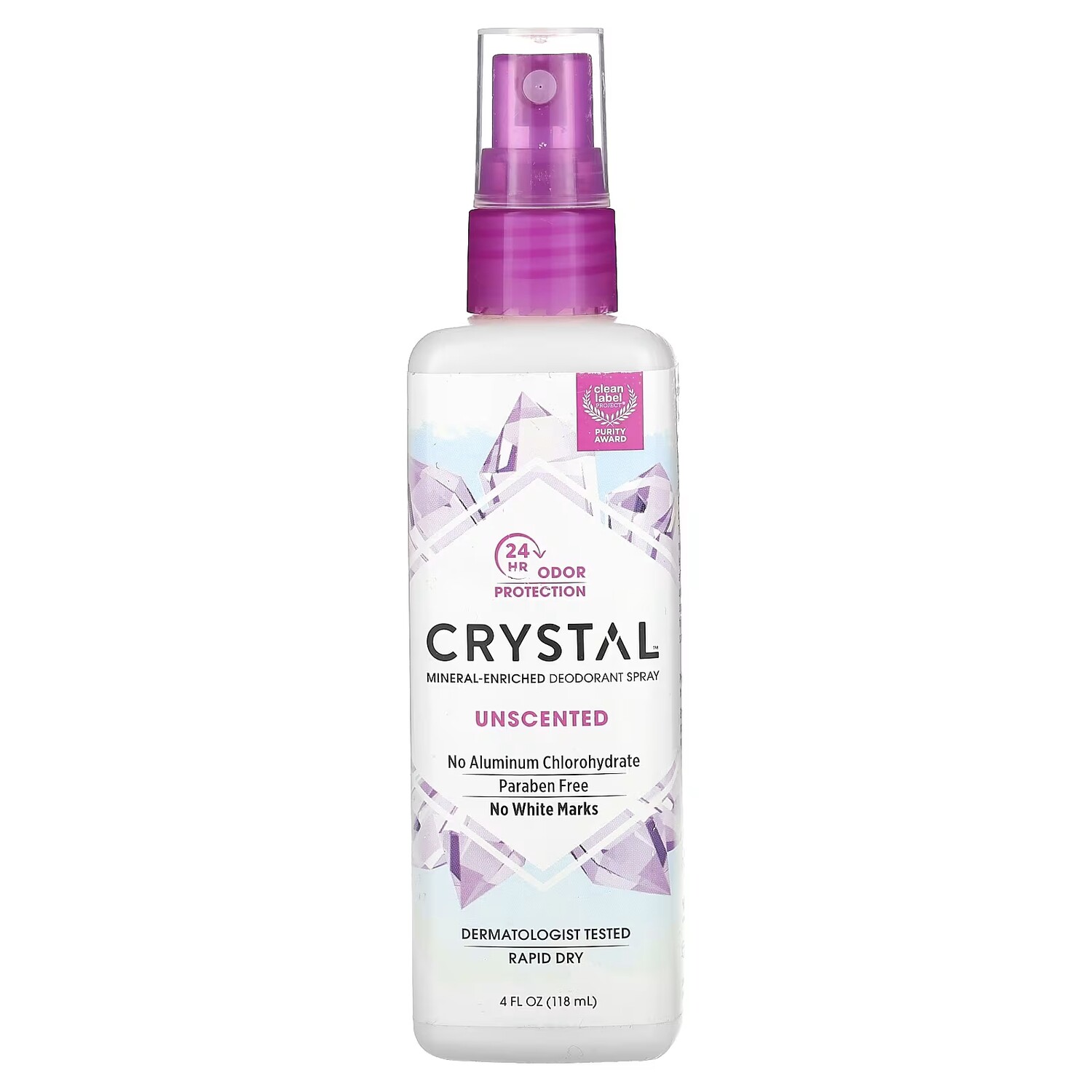 

Дезодорант аэрозольный Crystal Mineral Enriched Unscented, 118 мл