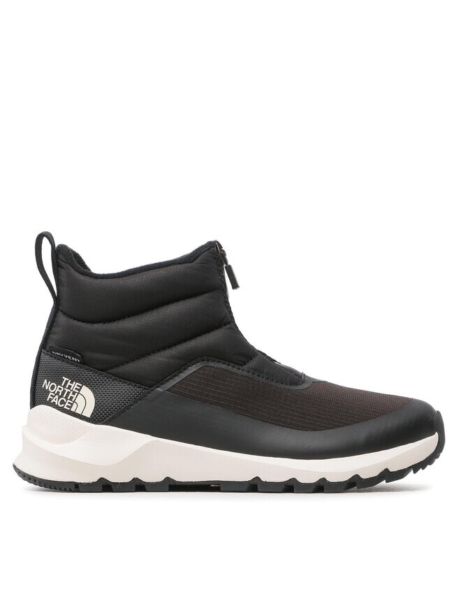 Женские зимние ботинки The North Face Thermoball Progressive стеганые с передней молнией, черный