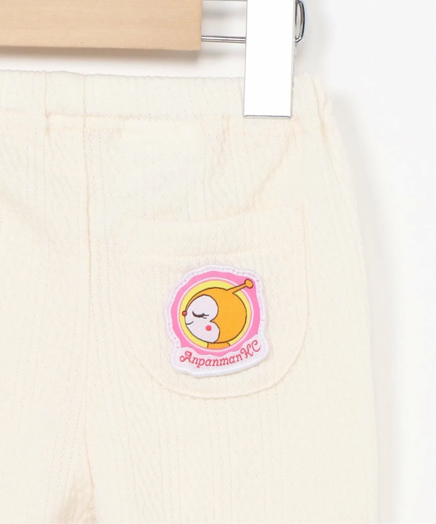 Детская коллекция ANPANMAN / (K) Леггинсы с сетчатым узором и оборками Anpanman Kids Collection, Off-white — фото 3