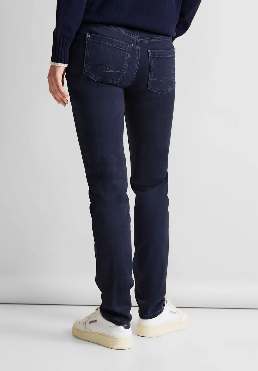 

Джинсы STREET ONE комфортного кроя, средняя талия, цвет Clean Indigo Wash