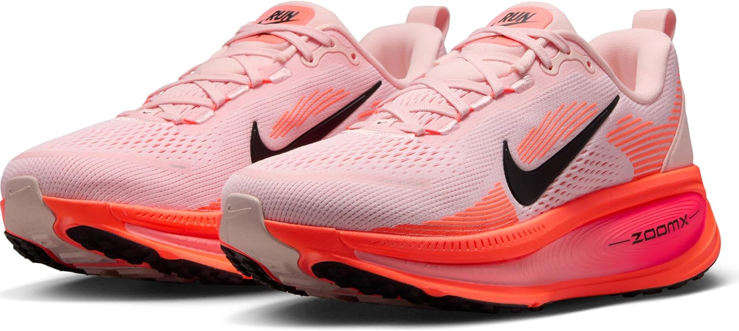 Мужские кроссовки Nike Vomero 18, Echo Pink Black Bright Crimson — фото 2