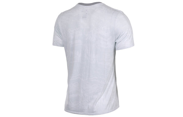 Футболка Nike LeBron James Logo Printing Round Neck Short Sleeve White Gray, белый — фото 2