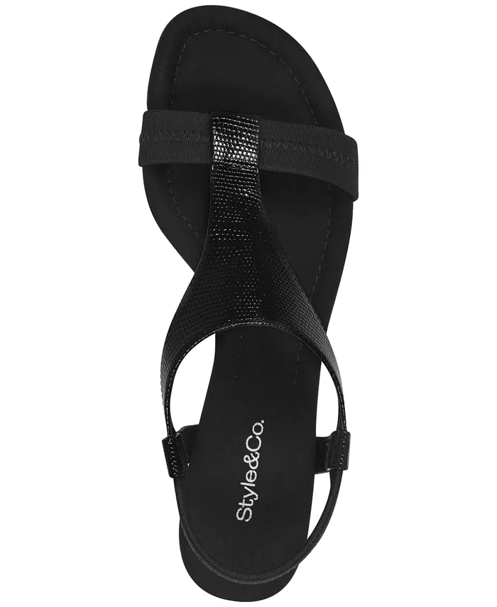 Женские босоножки-кюлоты Step N Flex Vacanzaa Style & Co, черный — фото 4