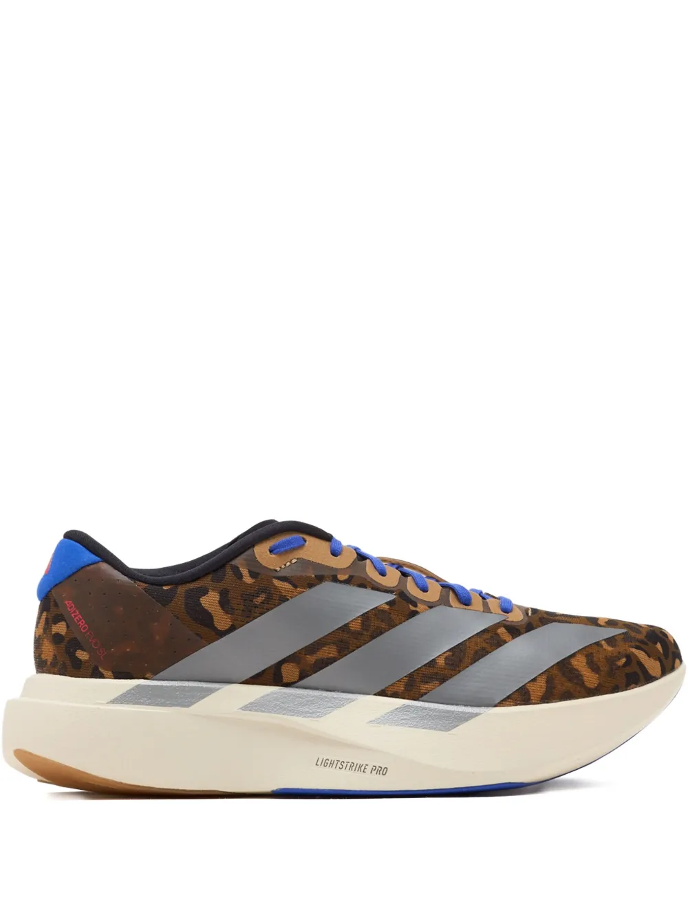 Кроссовки Litestrike Pro с леопардовым принтом Adidas, коричневый