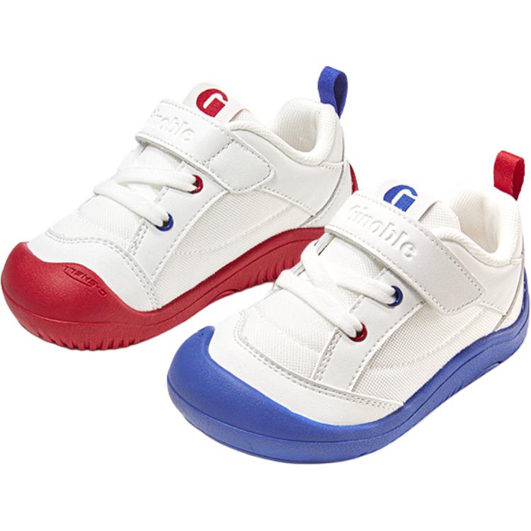 

Непромокаемые низкие кроссовки для малышей GINOBLE, белый/красный/синий