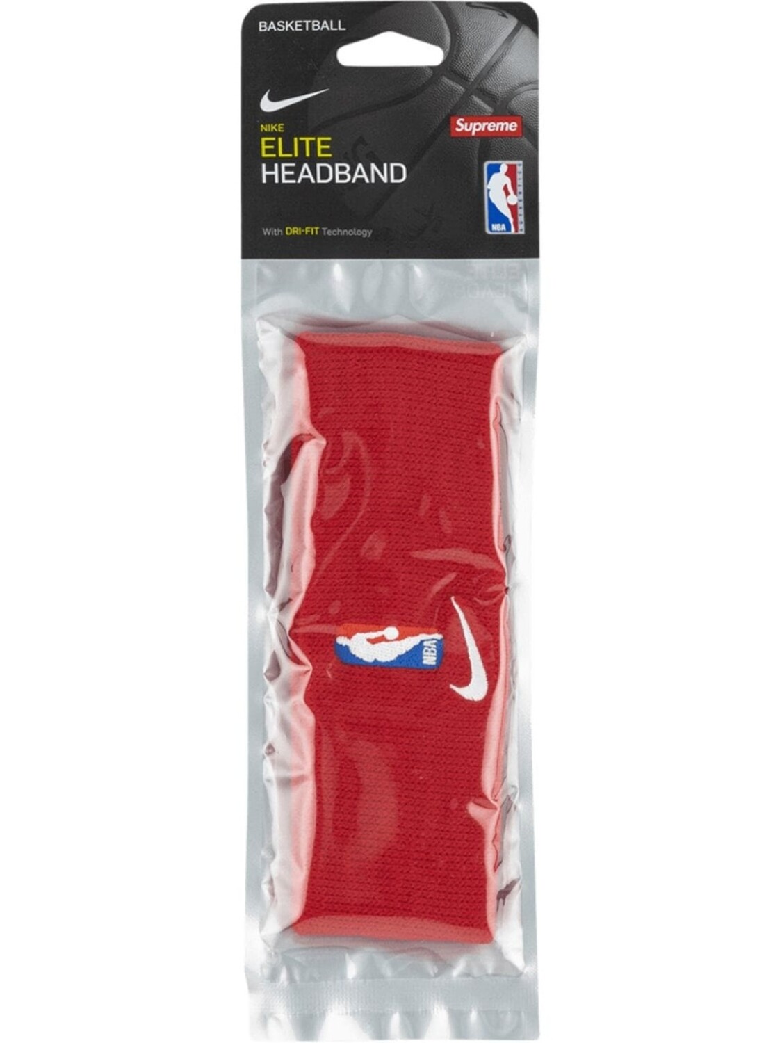 

Supreme повязка на голову Elite из коллаборации с Nike, красный