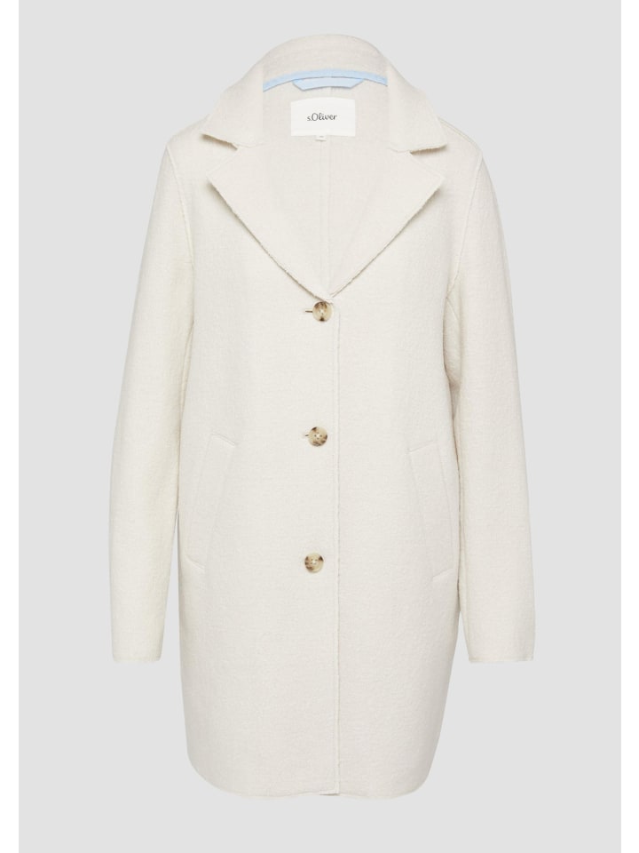 

s.Oliver Верхняя куртка из шерсти белого цвета (0330)