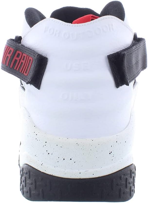 Мужские кроссовки NIKE Air Raid бело-черно-красные 642330-100 — фото 3