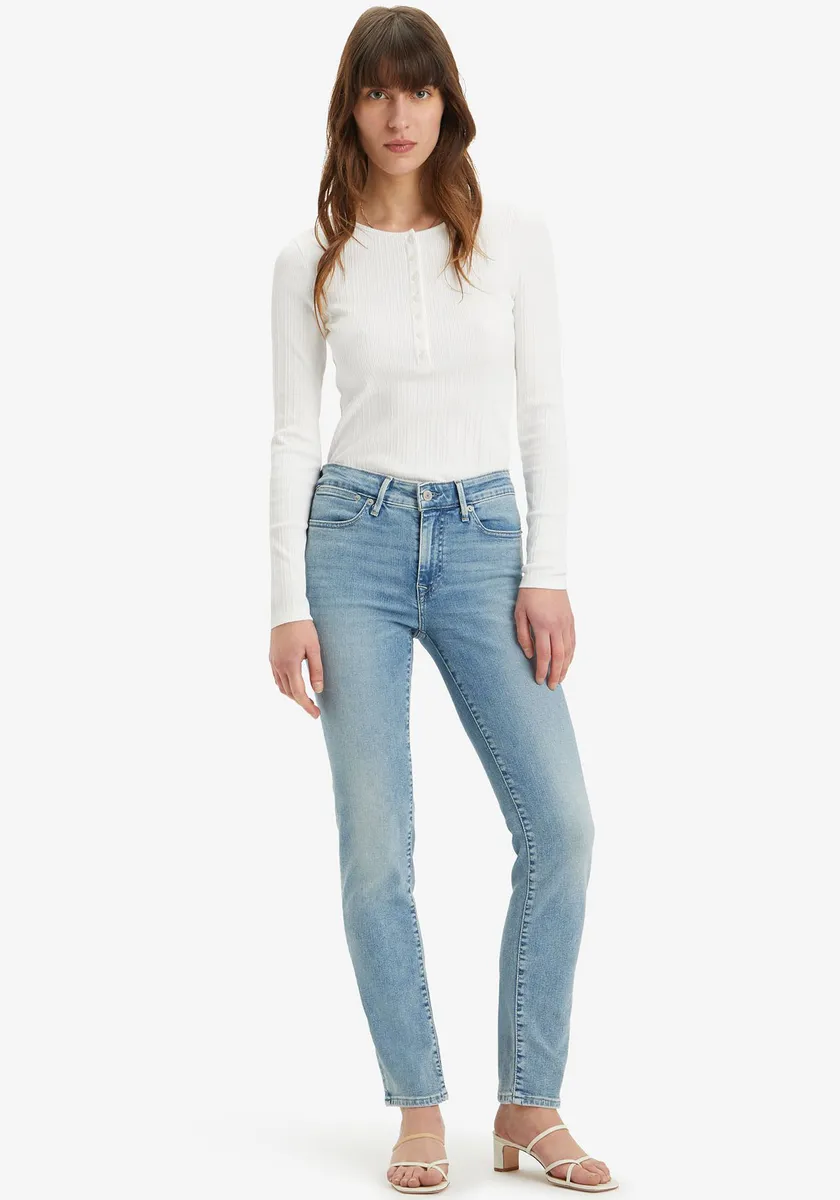 Джинсы Levi's узкого кроя "712 SLIM WELT POCKET", цвет Blue Wave Light — фото 2