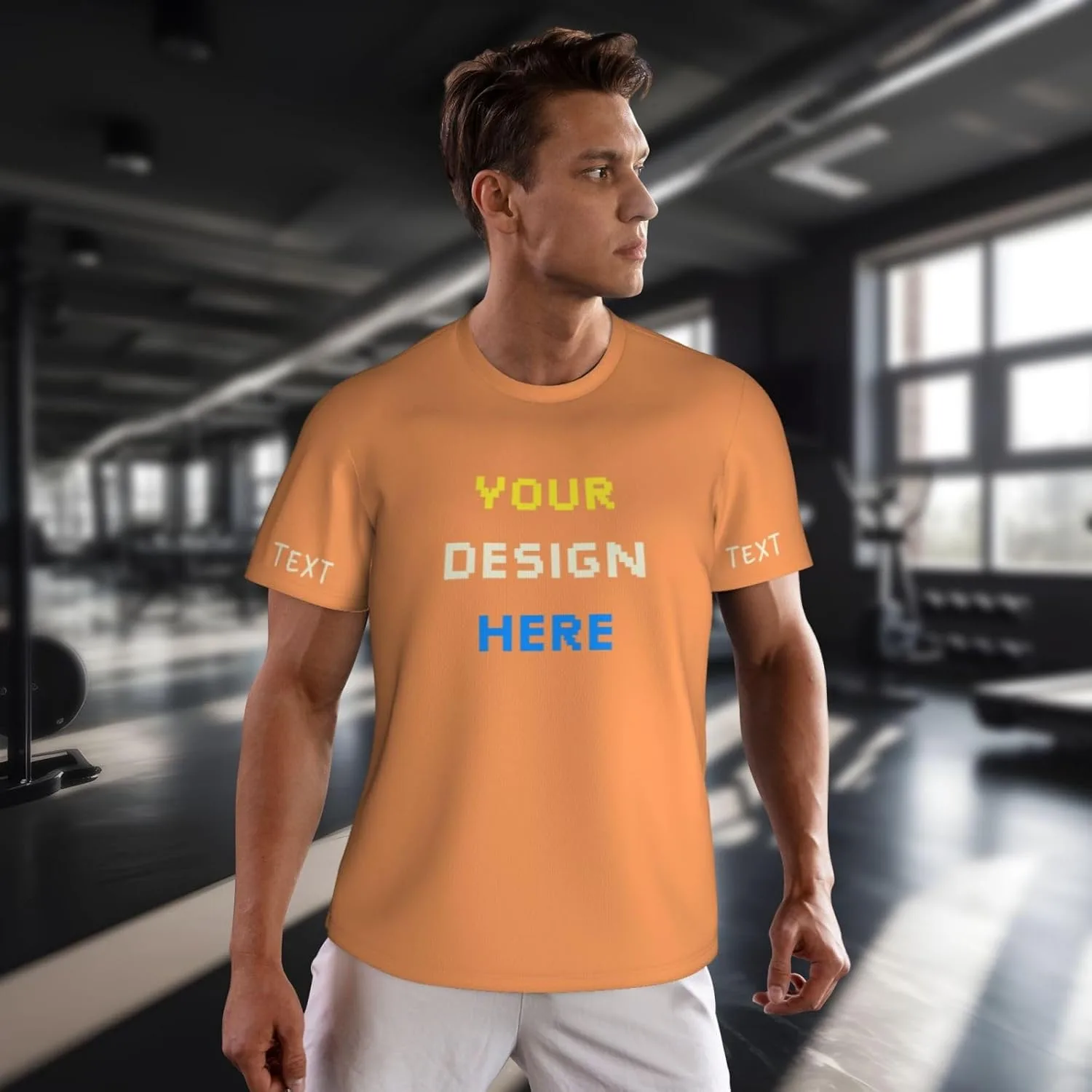 Футболка Custom с логотипом спереди и сзади — фото 3
