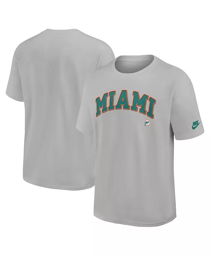 

Мужская серебристая футболка Miami Dolphins Rewind Max90 Statement Nike