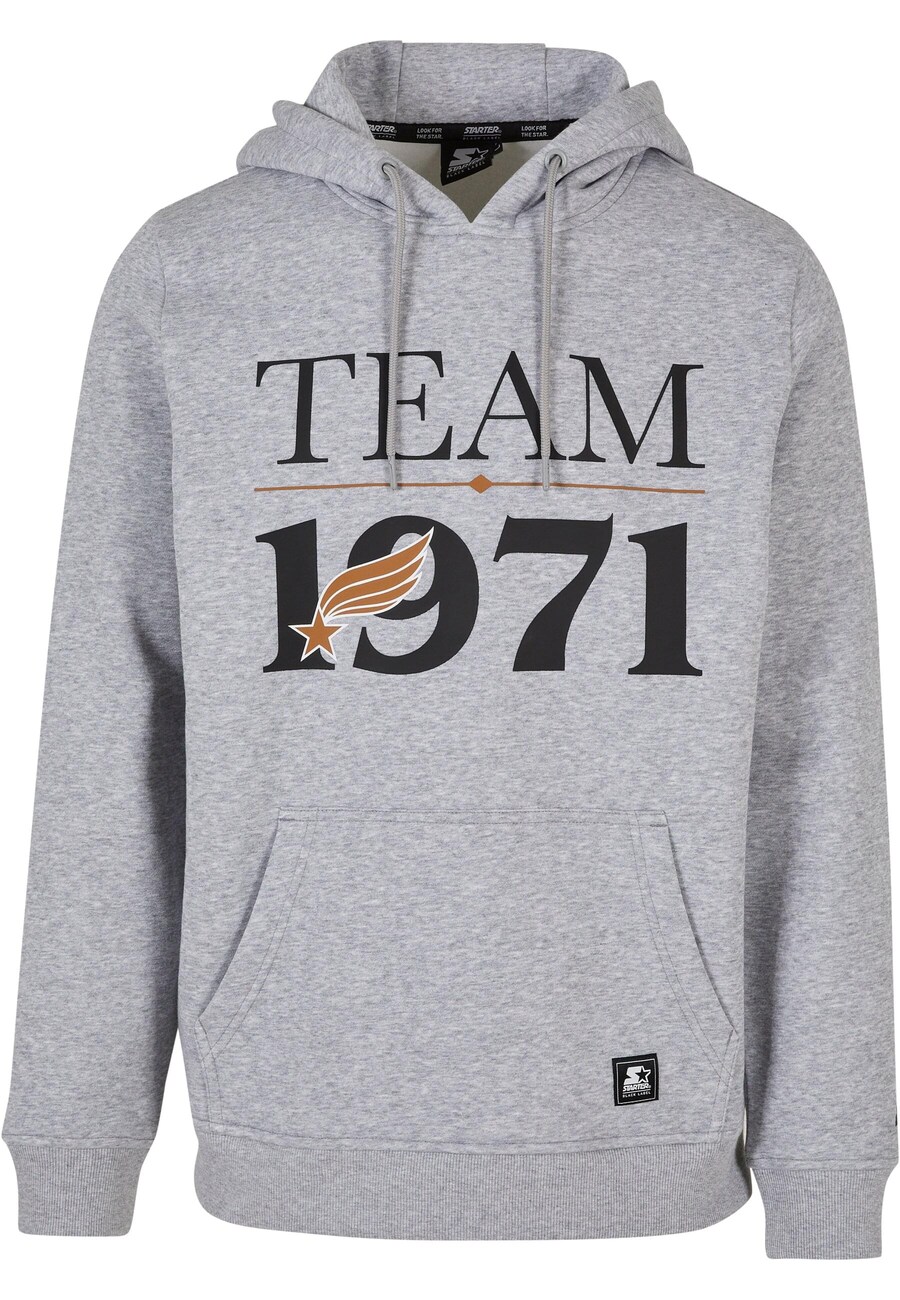 

Толстовка с капюшоном Starter Black Label Sweatshirt Team 1971, пятнистый серый
