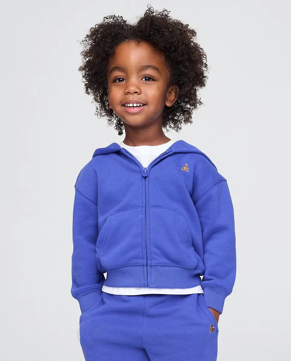 

Винтажная толстовка на мягкой молнии для младенцев Gap, синий