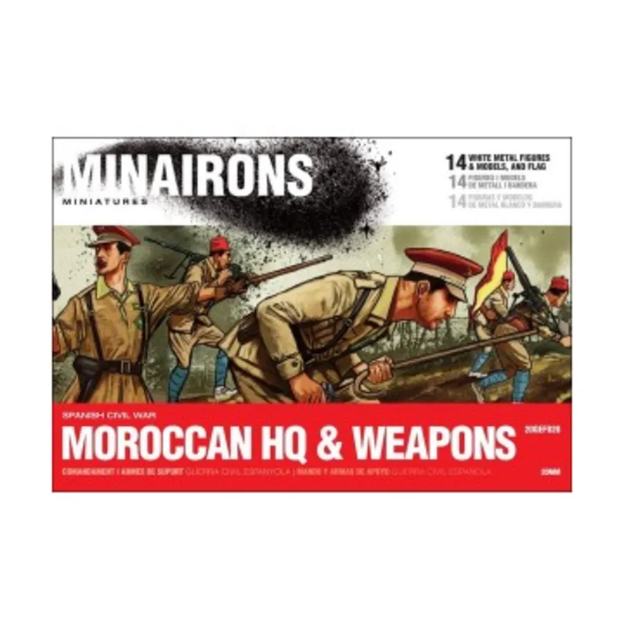 

Штаб и оружие марокканских регулярных войск, Spanish Civil War - Infantry (1:72)