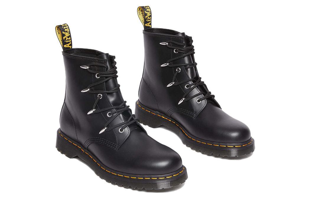 Мужские ботинки Dr. Martens 1460 Alien Hardware кожаные на шнуровке, черный — фото 4