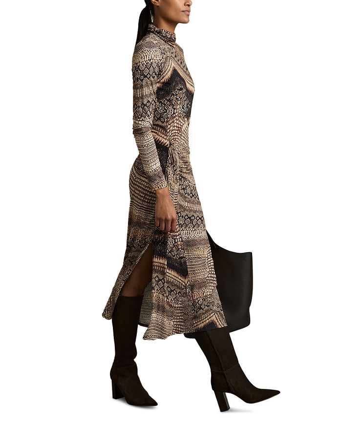 

Платье Naomi Italian Printed REISS, коричневый