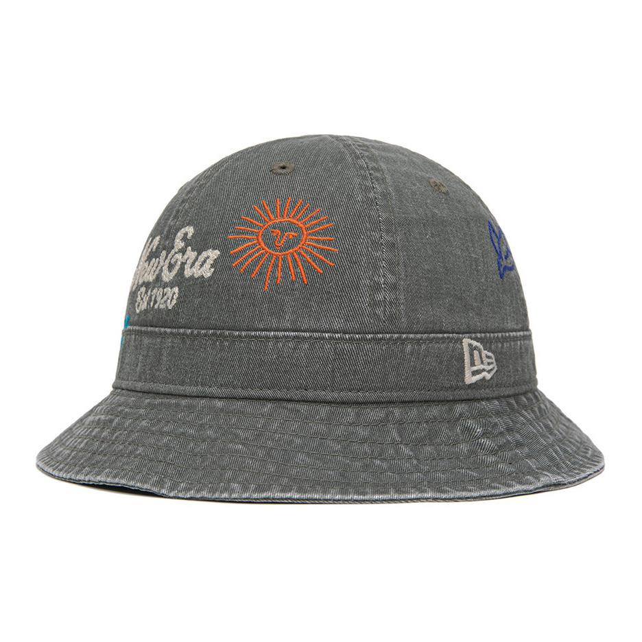 

New Era Хлопковая полиэстеровая панама унисекс серого цвета, Gray