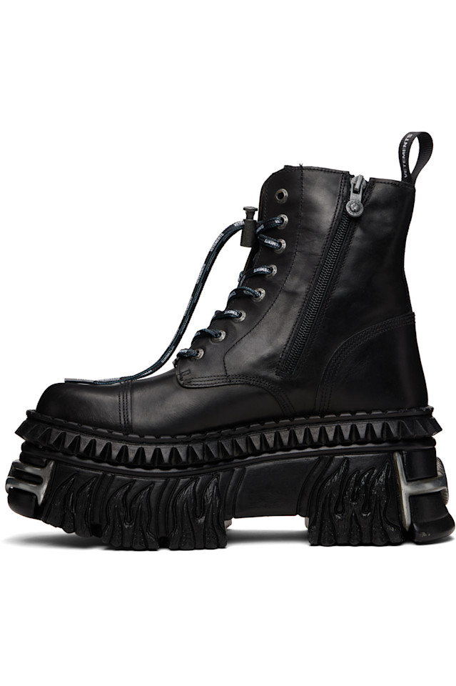 Новые армейские ботинки Rock Edition Vetements, черный — фото 3