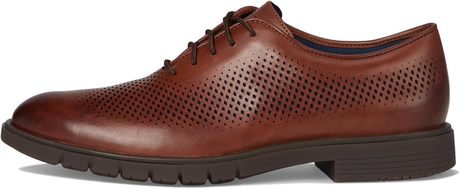 Мужские оксфорды Cole Haan Grandflex Dress Laser, Deep Mahogany — фото 4