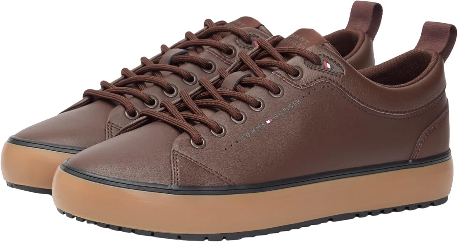 Мужские низкие бутсы Tommy Hilfiger Harlem Core LTH Mix Fm0fm05702, Brown Cocoa — фото 4