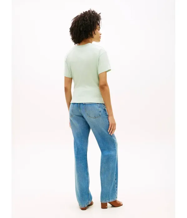 Футболка relaxed fit Tommy Hilfiger, зеленый — фото 3
