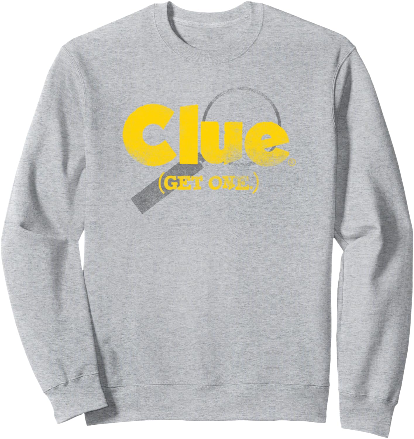 

Толстовка с логотипом Clue (Get One) в стиле «лупа», серый