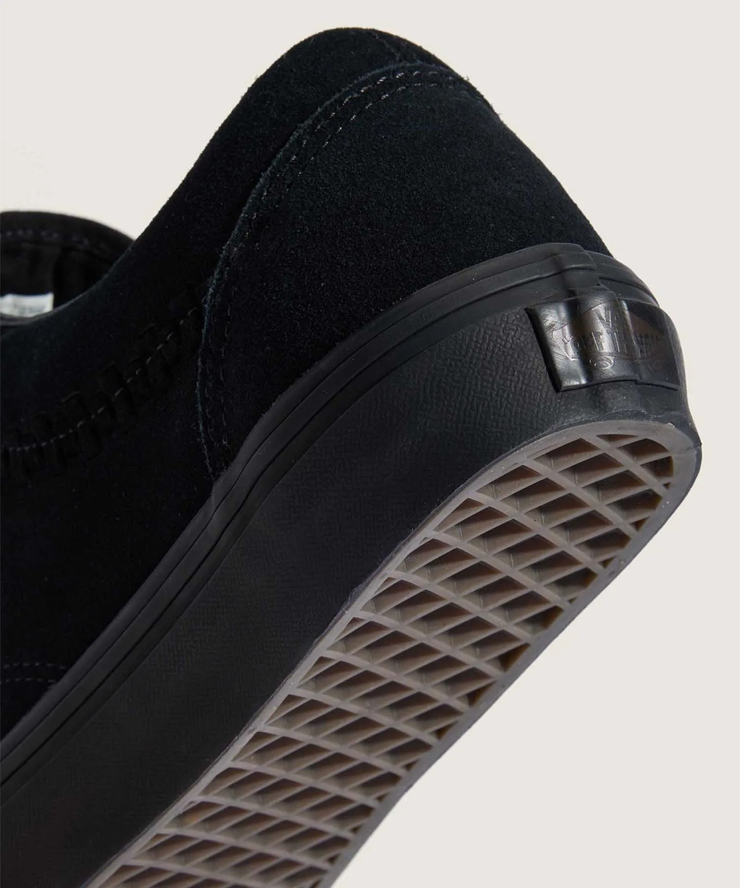 Унисекс кеды из натуральной кожи Old Skool Crafted Stripe VANS чёрные — фото 3