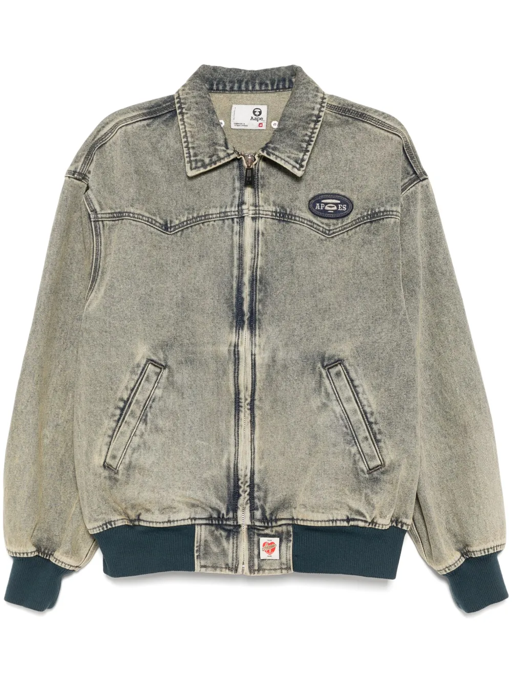 

Куртка AAPEUNVS на молнии AAPE BY *A BATHING APE, синий