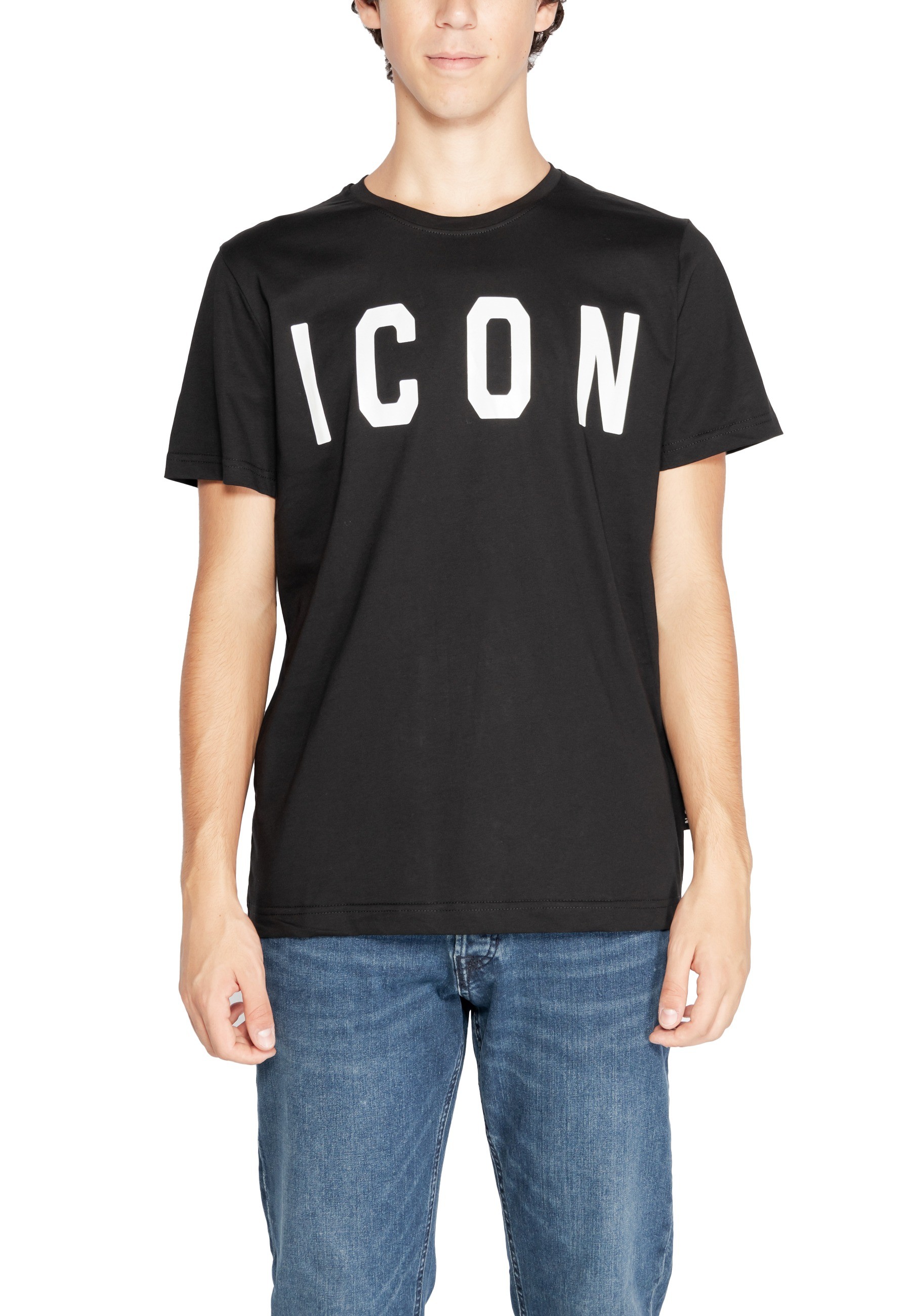

Футболка мужская Icon с принтом, черный