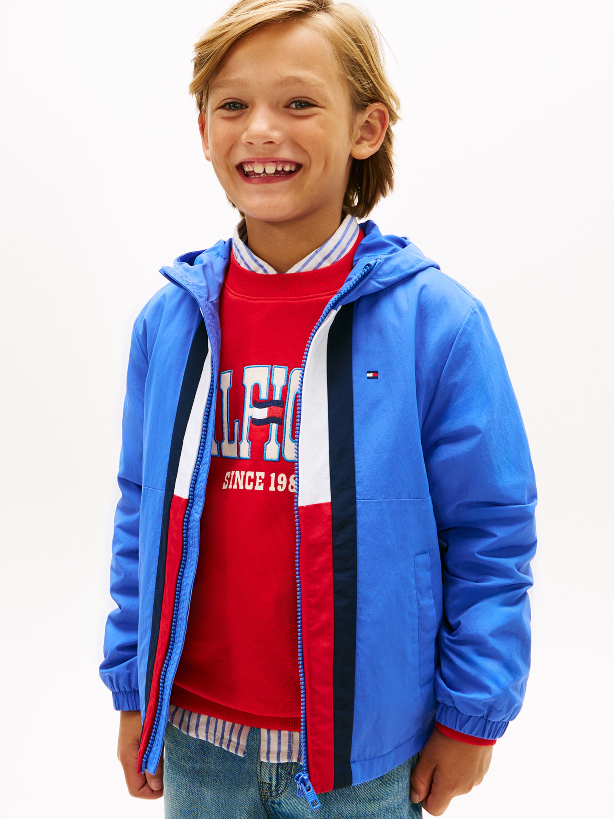 TOMMY HILFIGER Куртка для межсезонья в цвете Azure, Dark Blue — фото 2
