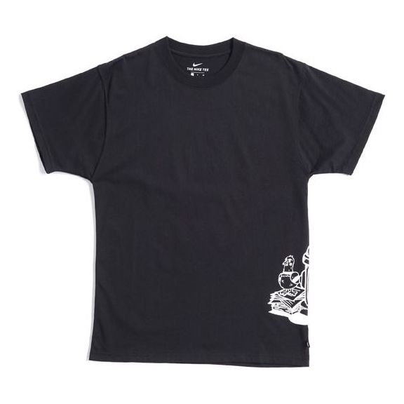 

Футболка sb cartoon printing skateboard short sleeve black Nike, черный