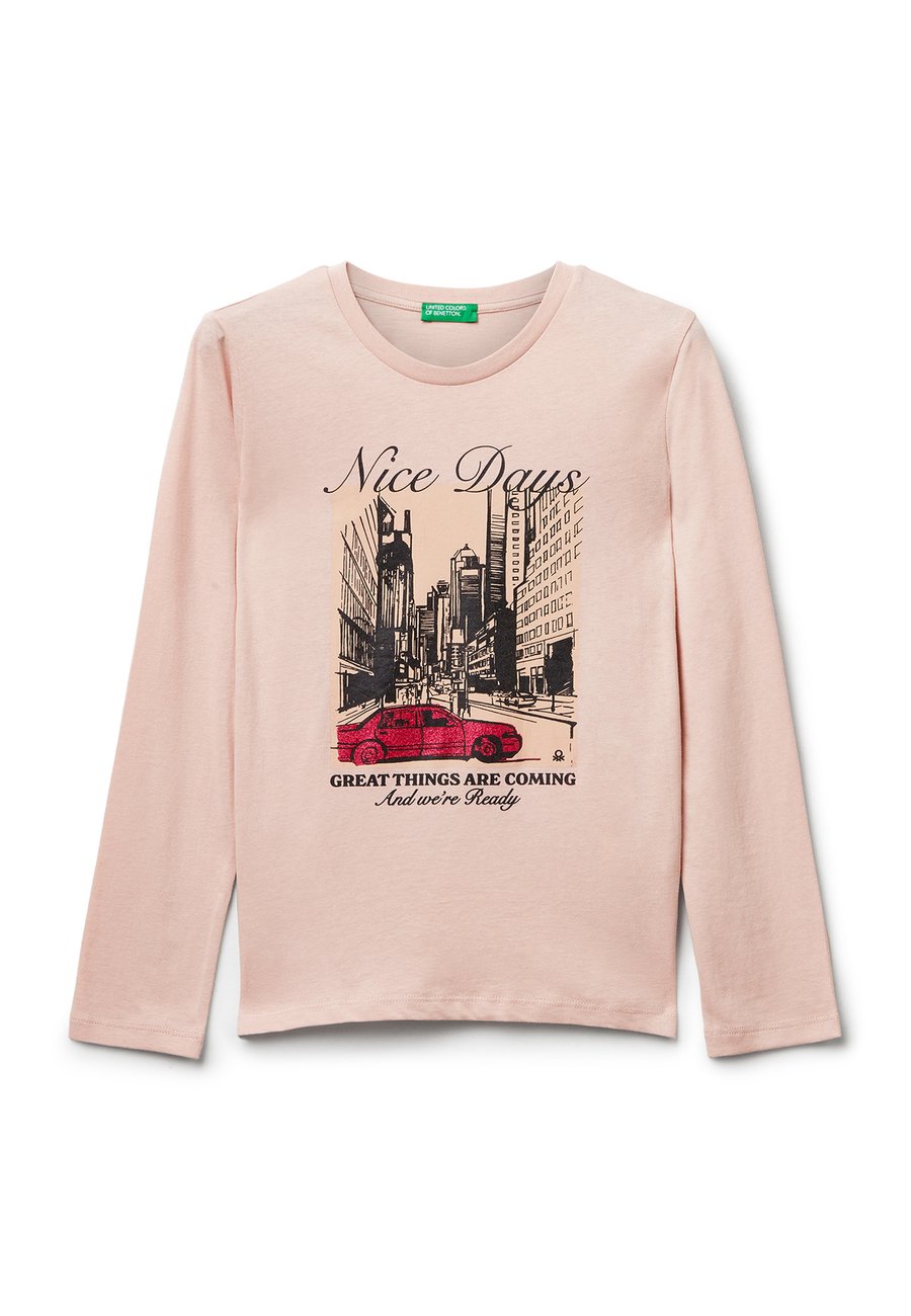 

Топ United Colors of Benetton WITH GLITTER , Pink