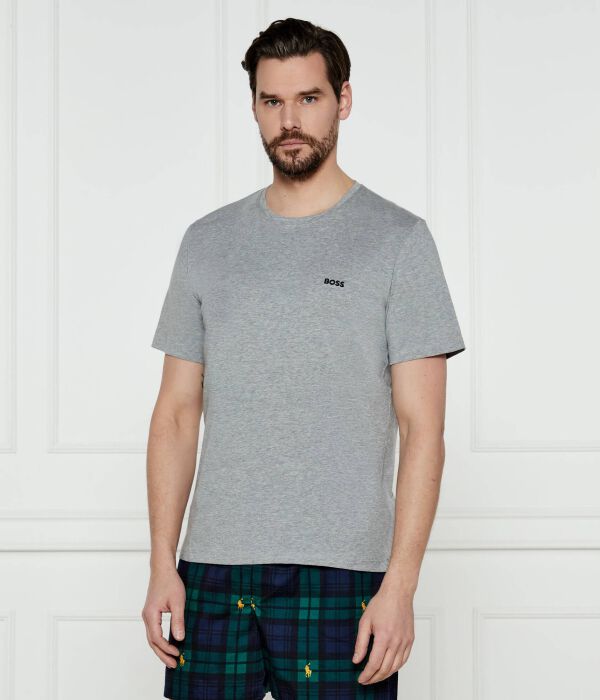 

Смешивай и сочетай верх пижамы Regular fit Boss, серый
