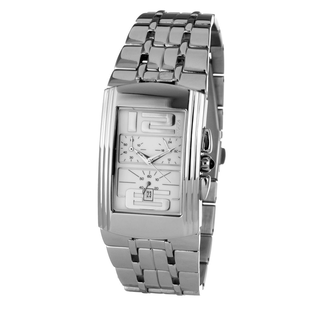 

Мужские часы Chronotech Steel, серебряный