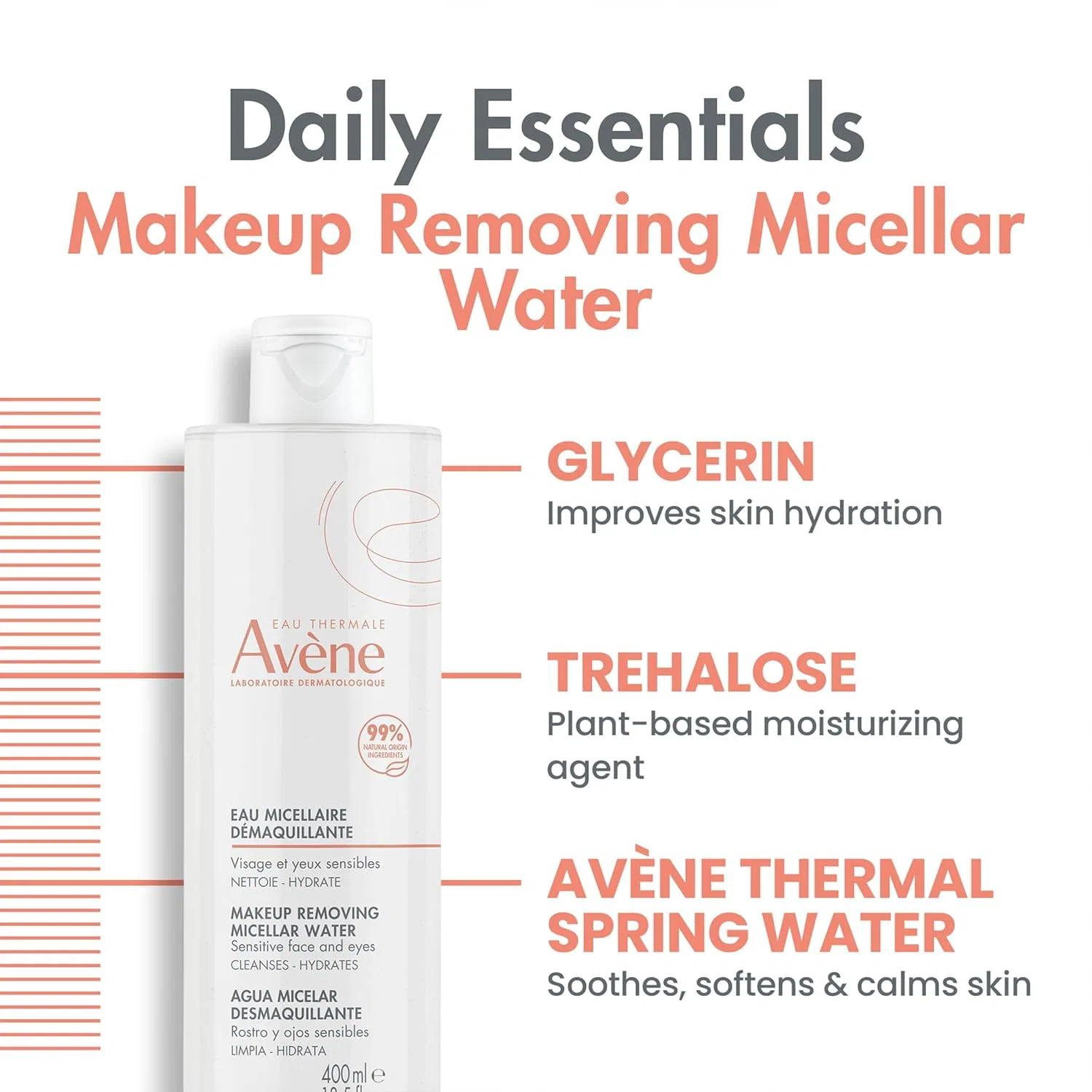 Мицеллярная вода Avene — Для лица и глаз ‎ — фото 2