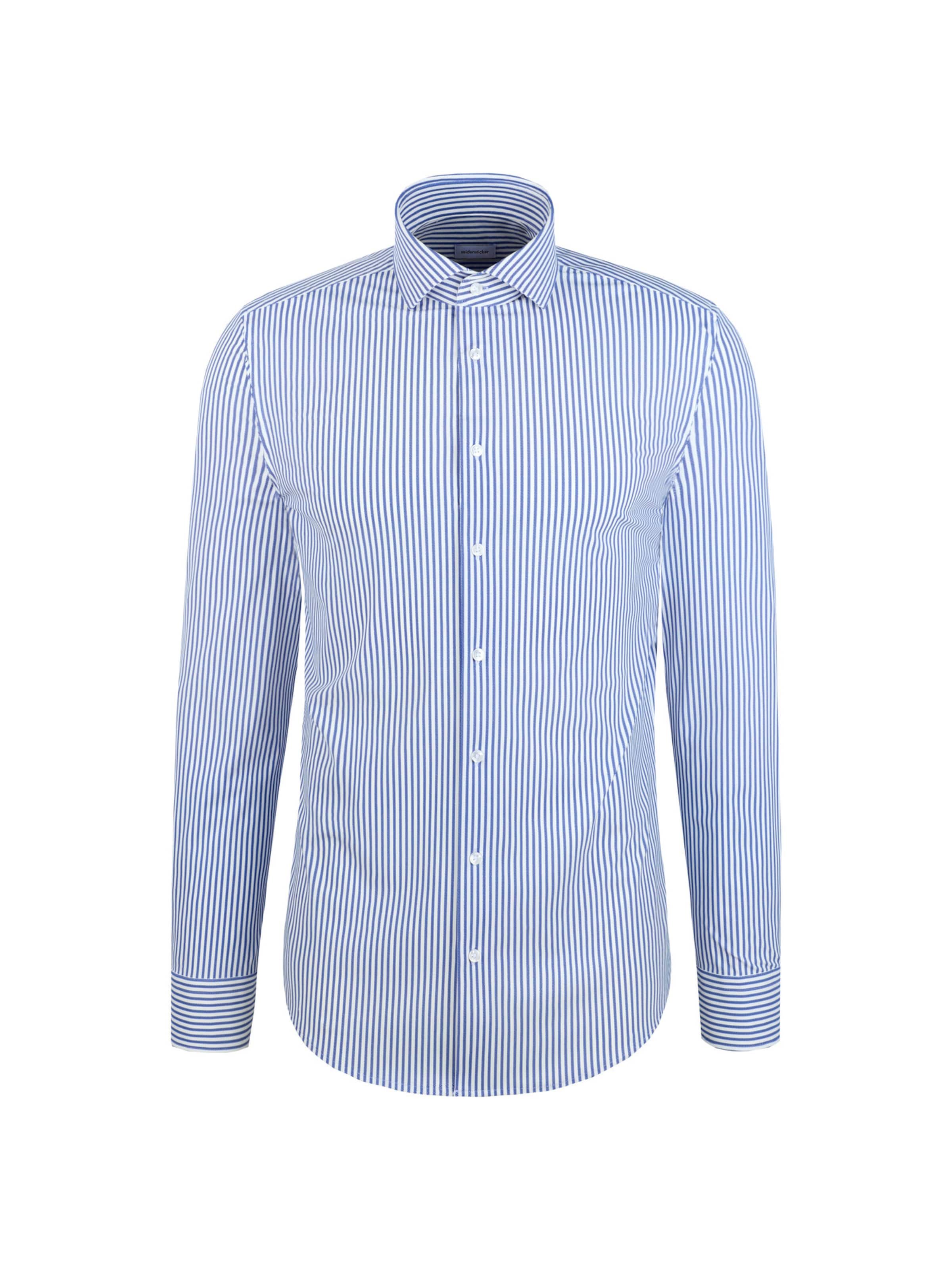 

SEIDENSTICKER Деловая рубашка приталенного кроя Slim fit в цвете Navy