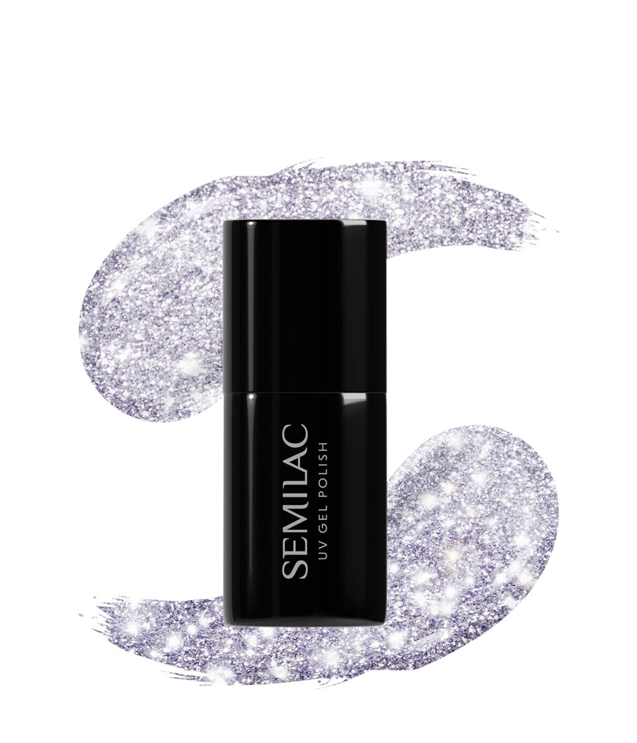 

Гель-лак для ногтей Semilac UV Colours UV Gel Polish, 461 Hollywood Silver, 7 ml