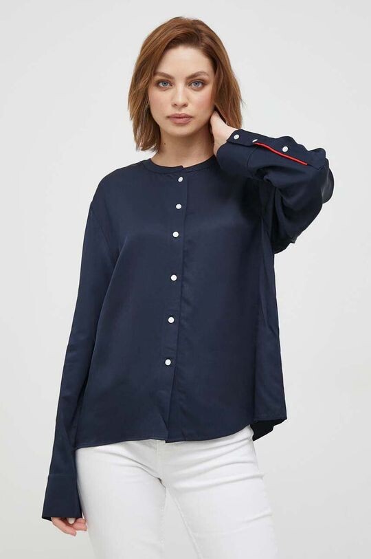 

Рубашка Томми Хилфигер Tommy Hilfiger, темно-синий