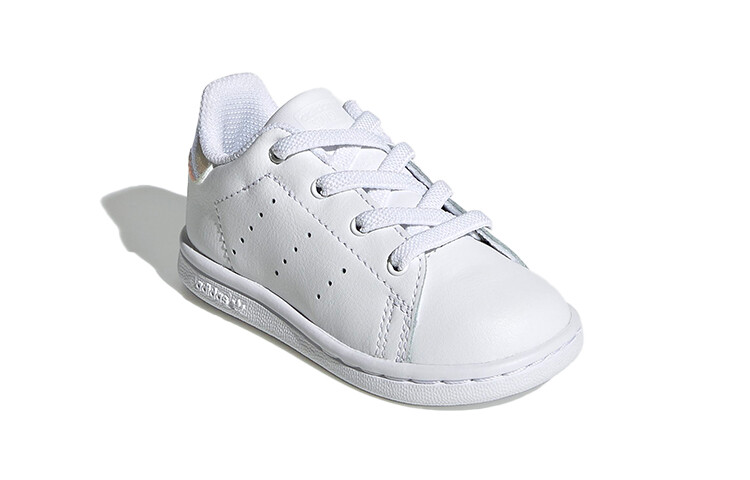 Кроссовки Adidas Stan Smith Cloud White Shiny Heel Patch TD — фото 3