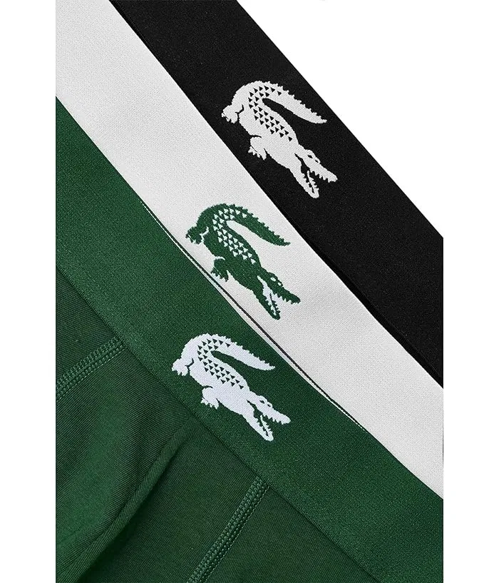 Боксеры stretch jersey 3 шт Lacoste, Blue/White/Navy Blue — фото 3