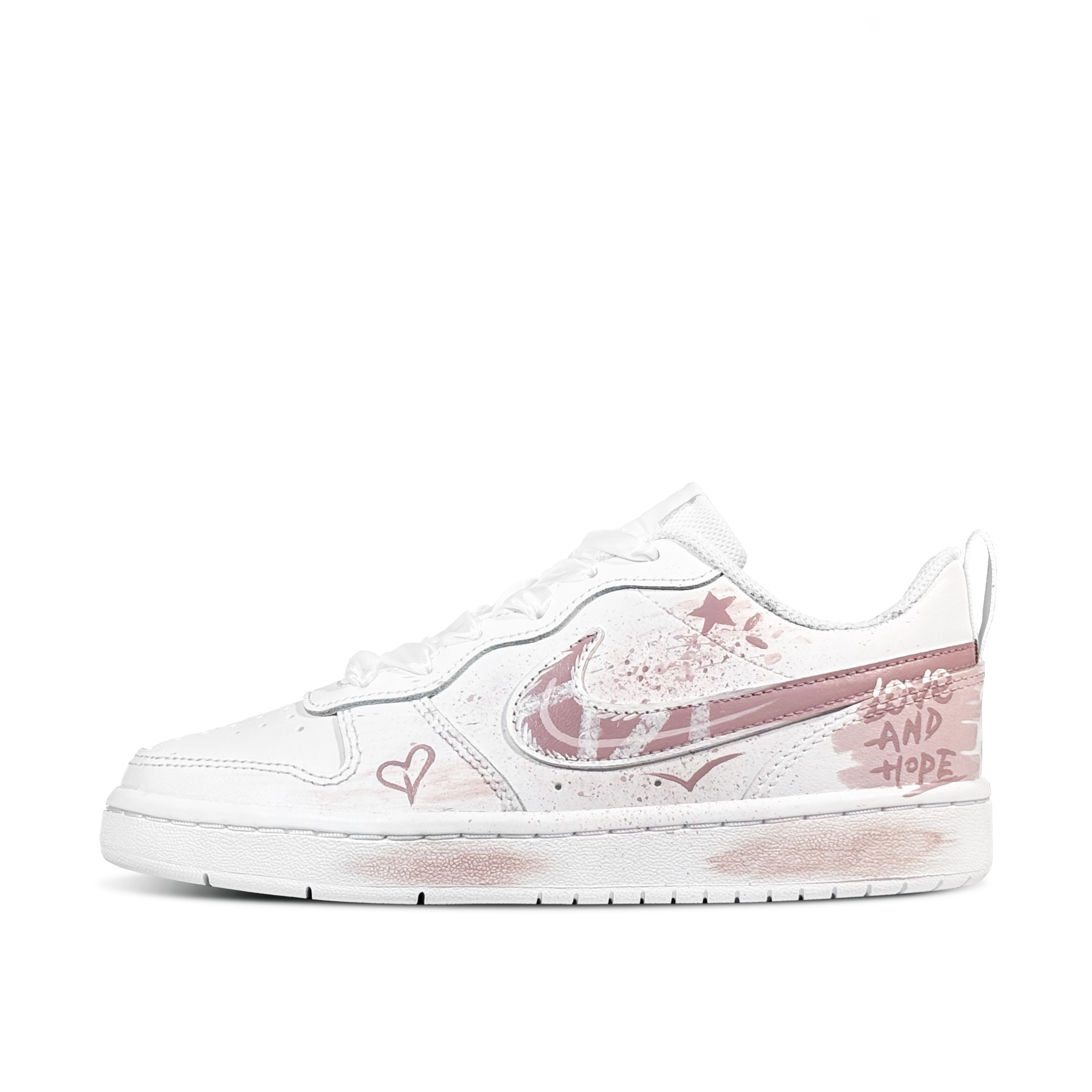 

Детские кроссовки для скейтбординга Court Borough Low 2 Low Top для подростков — Love and Hope BOX Nike, Love and Hope BOX