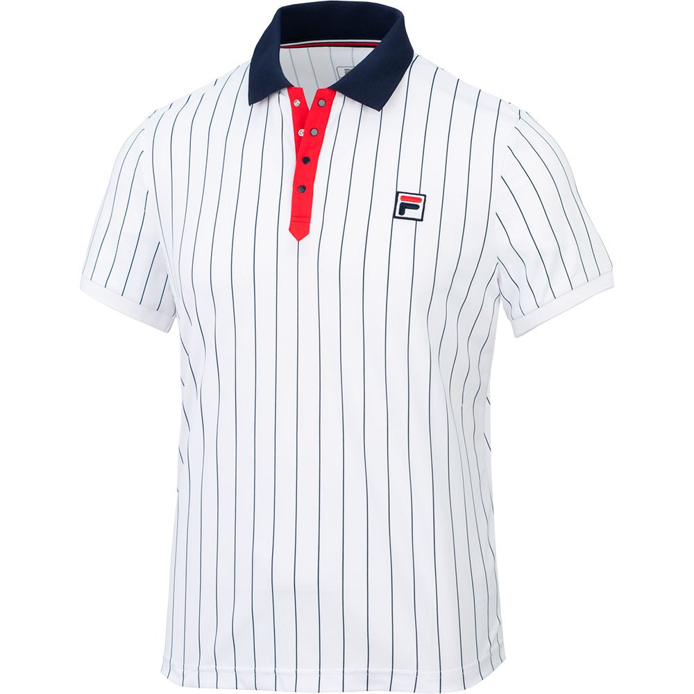 

Поло с коротким рукавом Fila Sport Stripes, белый