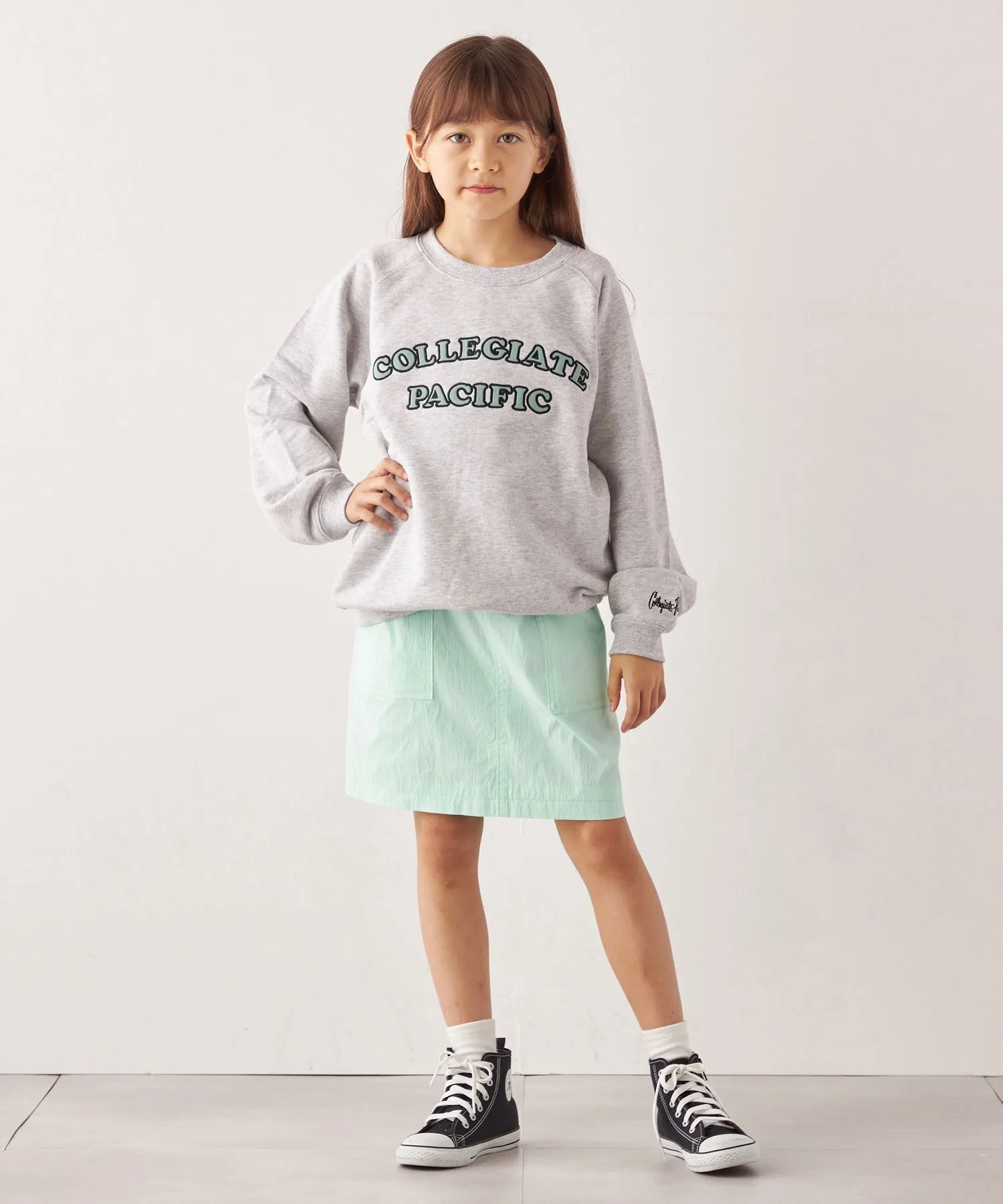 【ДОСТАВКА любых эксклюзивных товаров】Collegiate Pacific: Толстовка с вышитым логотипом <ДЕТСКАЯ> — фото 2