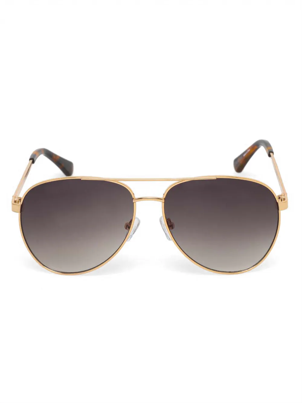 

Солнцезащитные очки-авиаторы с двойной перемычкой Guess, золотистый